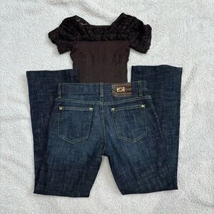 Vintage bootcut bebe jeans